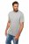 JP1880 702415 T-shirt med V-hals Gråmeleret - T-shirts - T-shirts i store størrelser - 2XL-14XL