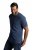 JP1880 702415 T-shirt med V-hals Mellemblå meleret - T-shirts - T-shirts i store størrelser - 2XL-14XL