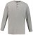 JP1880 702555 Langærmet Henley-shirt Gråmeleret - T-shirts - T-shirts i store størrelser - 2XL-14XL