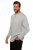 JP1880 702555 Langærmet Henley-shirt Gråmeleret - T-shirts - T-shirts i store størrelser - 2XL-14XL