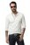 JP1880 702555 Langærmet Henley-shirt Hvid - T-shirts - T-shirts i store størrelser - 2XL-14XL