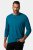 JP1880 Henley T-shirt Long Sleeve Blue - T-shirts - T-shirts i store størrelser - 2XL-14XL