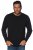 JP1880 702559 Langærmet T-shirt Sort - T-shirts - T-shirts i store størrelser - 2XL-14XL