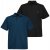 JP1880 704317 Poloshirt 2-pak Mellemblå - Polotrøjer - Polotrøjer 2XL-8XL