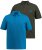 JP1880 704317 Poloshirt 2-pak Turkisblå/Olivengrøn - Polotrøjer - Polotrøjer 2XL-8XL
