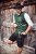 JP1880 Genuine Leather Traditional Lederhosen Shorts Black - Shorts - Shorts i store størrelser - W40-W60