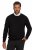 JP1880 708261 Striktrøje med rund hals Sort - Trøjer og hættetrøjer - Trøjer og Hættetrøjer i store størrelser - 2XL-14XL