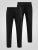 D555 Ted 4 Way Stretch Tailored Trouser Sort - Habitter og blazere - Habitter og jakkesæt i store størrelser
