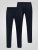 D555 Ted 4 Way Stretch Tailored Trouser Mørkeblå - Habitter og blazere - Habitter og jakkesæt i store størrelser