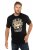 JP1880 Guns N’ Roses Skull Comfort Fit Band T-Shirt Black - T-shirts - T-shirts i store størrelser - 2XL-14XL