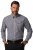 JP1880 722859 Langærmet ternet skjorte Sort - Skjorter - Skjorter til store mænd 2XL- 8XL