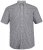 JP1880 722860 Kortærmet ternet skjorte Sort - Skjorter - Skjorter til store mænd 2XL- 8XL