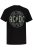 JP1880 AC/DC Graphic Comfort Fit Band T-Shirt Black - T-shirts - T-shirts i store størrelser - 2XL-14XL