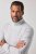 JP1880 723303 Langærmet bluse med rullekrave Naturmeleret TALL - TALL T-shirts - Lange T-shirts Mænd