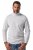JP1880 723303 Langærmet bluse med rullekrave Naturmeleret TALL - TALL T-shirts - Lange T-shirts Mænd