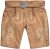 JP1880 Premium Goat Suede Staghorn Embroidery Shorts Leather Brown - Shorts - Shorts i store størrelser - W40-W60