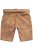 JP1880 Premium Goat Suede Staghorn Embroidery Shorts Leather Brown - Shorts - Shorts i store størrelser - W40-W60