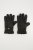 JP1880 Gloves Leather Warm Lining Black - Handsker - 