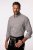 JP1880 Long Sleeve Check Print Traditional Shirt Brown - Skjorter - Skjorter til store mænd 2XL- 8XL