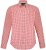 JP1880 Modern Fit Button-Down Collar Long Sleeve Check Shirt Light Red - Skjorter - Skjorter til store mænd 2XL- 8XL