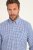 JP1880 Shirt Traditional Checked Long Sleeve Blue - Skjorter - Skjorter til store mænd 2XL- 8XL