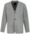 JP1880 Milano Flexnamic Strikket blazer Gråmeleret - Habitter og blazere - Habitter og jakkesæt i store størrelser