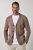 JP1880 Milano Flexnamic Strikket blazer Nøddebrun - Habitter og blazere - Habitter og jakkesæt i store størrelser