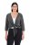 Ulla Popken 794514 Jerseybolero med bindebånd Antracit - Boleroer - 