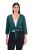 Ulla Popken 794514 Jerseybolero med bindebånd Petrol - Boleroer - 