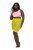 Ulla Popken 799278 Antigniv-shorts Lysegrøn - Antigniv-shorts - 