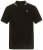 JP1880 802789 Poloshirt med hvid kontrastkrave Sort - Polotrøjer - Polotrøjer 2XL-8XL