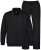JP1880 802933 Sweatsæt med jakke og bukser Sort - Tracksuits - Tracksuits i store størrelser til mænd