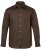 JP1880 Shirt Business Long Sleeve Brown - Skjorter - Skjorter til store mænd 2XL- 8XL