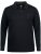 JP1880 Jay-Pi QuickDry Long Sleeve Golf Polo Shirt Black - Sportstøj & outdoor - Sportstøj i store størrelser til mænd