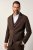 JP1880 New York Flexnamic Jerseyblazer Mørkebrun - Habitter og blazere - Habitter og jakkesæt i store størrelser