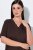 Ulla Popken 806944 Kortærmet pyjamas Brun - Pyjama/Loungewear - 