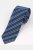 JP1880 809025 Stribet silkeslips ekstralang Mellemblå - Slips og butterfly - 