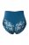 Ulla Popken 809385 Formende trusser med blonde Petrol - Shapewear - 