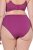 Ulla Popken 811602 Trusser med blonde Mørklilla - Trusser - 