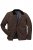 JP1880 811805 Quiltet jakke med fløjlskrave Sortbrun - Jakker - Jakker i store størrelser, 2XL- 12XL