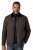 JP1880 811805 Quiltet jakke med fløjlskrave Sortbrun - Jakker - Jakker i store størrelser, 2XL- 12XL