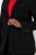 Ulla Popken 811944 Klassisk blazer Sort - Blazere - Blazere i plusstørrelser til kvinder
