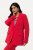 Ulla Popken 811944 Klassisk blazer Rød - Blazere - Blazere i plusstørrelser til kvinder