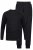 JP1880 Two-piece Pyjamas Long Sleeve and Long Trousers Black - Undertøj og badetøj - Badetøj og Undertøj i store størrelser 