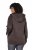 Ulla Popken 812880 Strikfleecejakke med teddyfleece Taupe - Fleecetøj - 