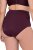 Ulla Popken 813137 Formende trusser med høj talje Vinrød - Shapewear - 