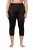 Ulla Popken 815580 3/4-strømpeleggings med gnavbeskyttelse 80 den Sort - Strømpebukser & strømper - 