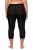 Ulla Popken 815580 3/4-strømpeleggings med gnavbeskyttelse 80 den Sort - Strømpebukser & strømper - 