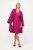 Ulla Popken 816744 Dobbeltradet frakke i uldlook Rosa - Frakker - Frakker i store størrelser