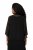 Ulla Popken 817211 Oversize chiffonjakke med sjalskrave Sort - Jakker - Dame jakker i store størrelser